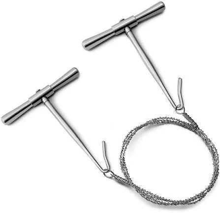Photo of a Gigli saw, a surgical instrument